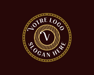 Elegant Hipster Medallion Logo