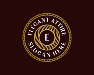 Elegant Hipster Medallion logo design