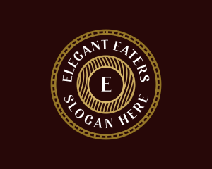 Elegant Hipster Medallion logo design