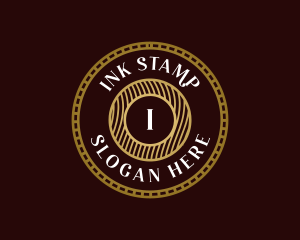 Elegant Hipster Medallion logo design