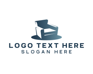 Furniture - Home Sofa Chair logo design