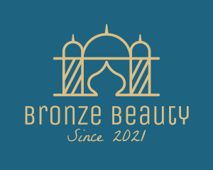Bronze - Bronze Mosque Outline logo design