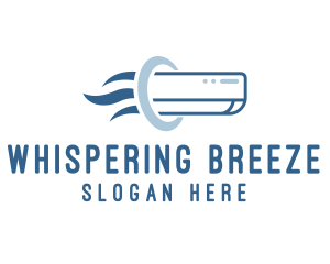 Aircon Cooling Breeze logo design