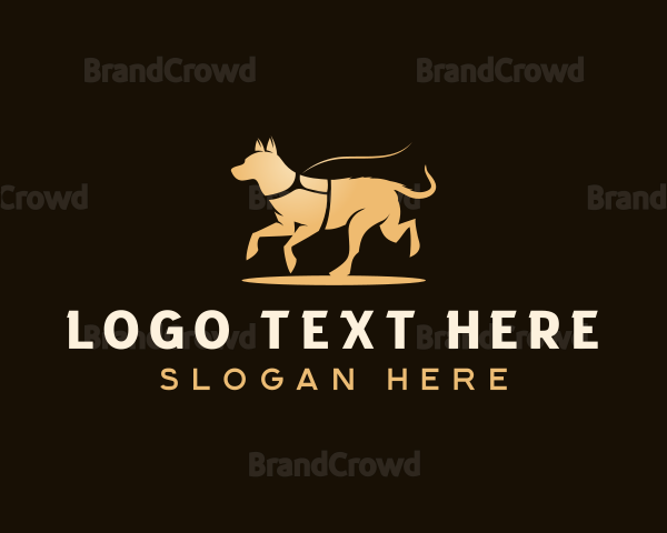 Pet Dog Training Logo