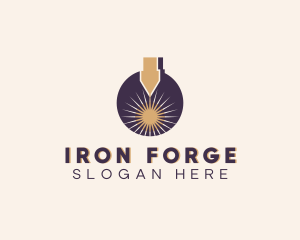 Industrial Laser Fabrication logo design