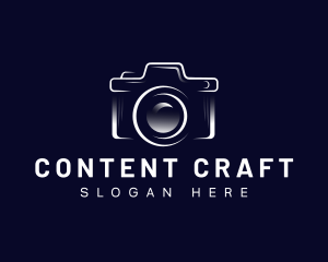 Blogging - Media Camera Photographer logo design