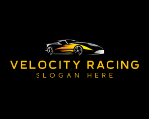 Racing Car Automobile logo design