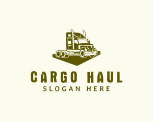 Logistics Freight Truck logo design