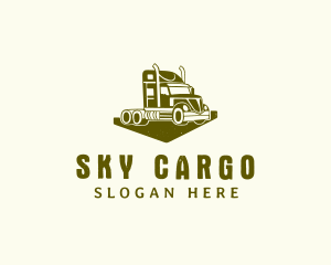 Logistics Freight Truck logo design