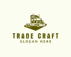 Trading - Trading Freight Truck logo design