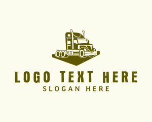 Trading Freight Truck Logo