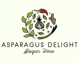 Natural Spice Ingredients logo design