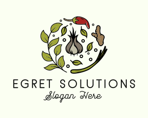 Natural Spice Ingredients logo design