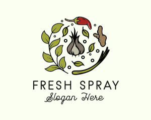 Natural Spice Ingredients logo design