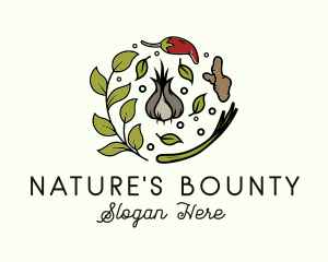 Natural Spice Ingredients logo design