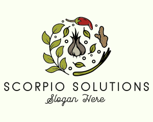 Natural Spice Ingredients logo design