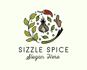 Natural Spice Ingredients logo design