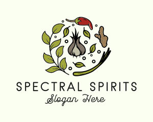 Natural Spice Ingredients logo design