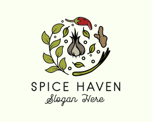 Spice - Natural Spice Ingredients logo design