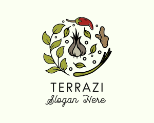 Natural Spice Ingredients logo design