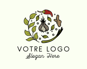 Vlogger - Natural Spice Ingredients logo design