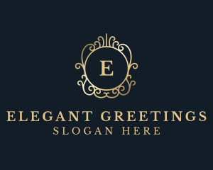 Expensive Luxury Ornament logo design