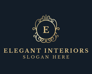 Expensive Luxury Ornament logo design