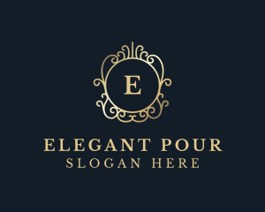 Expensive Luxury Ornament logo design