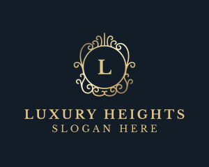 Expensive Luxury Ornament logo design