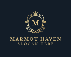 Expensive Luxury Ornament logo design