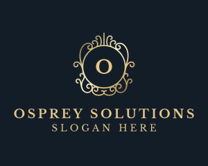 Expensive Luxury Ornament logo design