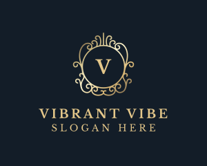 Expensive Luxury Ornament logo design