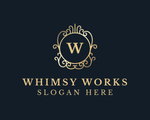 Expensive Luxury Ornament logo design