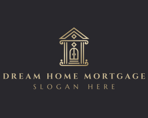 Mortgage - Pillar House Realty logo design