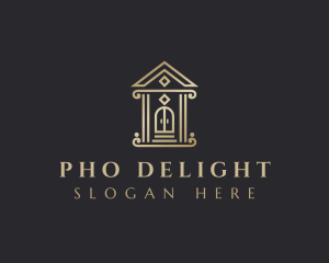 Pillar House Realty logo design