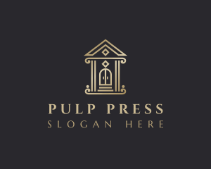 Pillar House Realty logo design