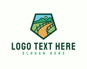 Mountain - Farm Road Mountain logo design