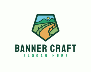 Farm Road Mountain logo design