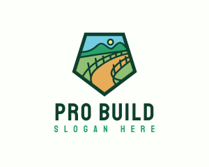 Farm Road Mountain logo design