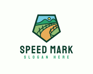 Farm Road Mountain logo design