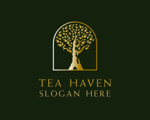 Old Golden Tree  logo design