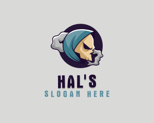 Skull Smoke Hood Logo