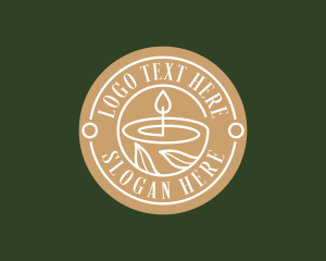 Aromatherapy - Decor Artisanal Candle logo design