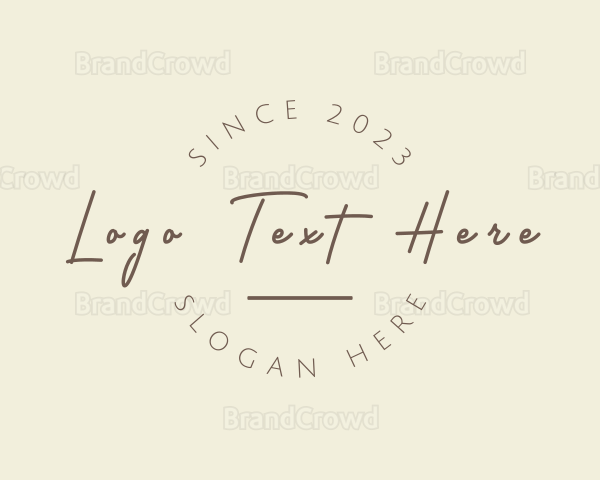 Elegant Round Business Logo