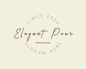 Elegant Round Business logo design