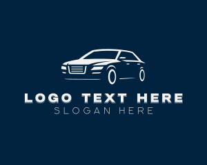 Rideshare - Coupe Automotive Vehicle logo design