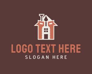 Builder - Builder Construction House Tools logo design