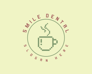 Mug - Pixelated Coffee Mug logo design