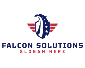 Veteran American Eagle  logo design