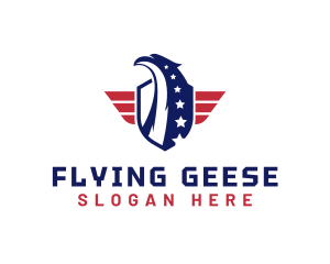 Veteran American Eagle  logo design